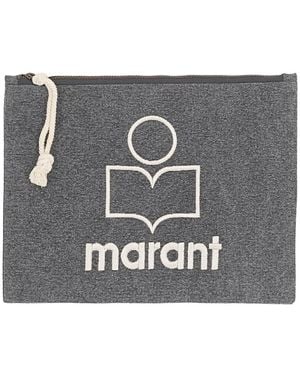 Isabel Marant Netia Clutch - Mettallic