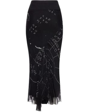 Rick Owens Maxi Skirts - Black