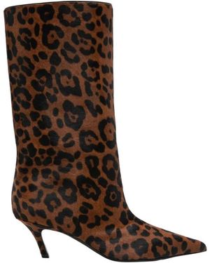AMINA MUADDI Heeled Boots - Brown