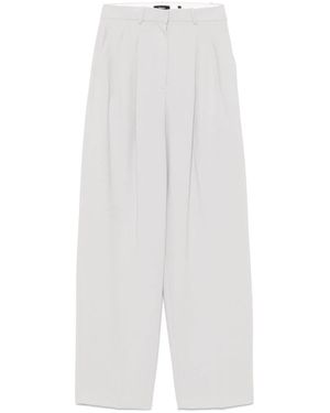 Theory Wide Trousers - Blanc