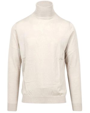 AT.P.CO Feinstrick-Rollkragenpullover - Weiß