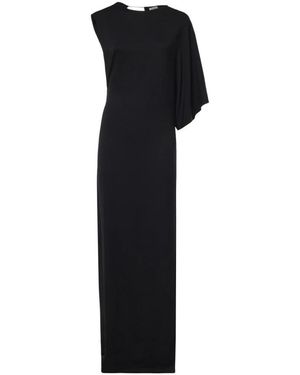 Christopher Esber Draped Sleeve Cutaway Gown - Zwart