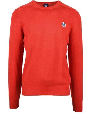 North Sails Round-Neck Knitwear - Rojo