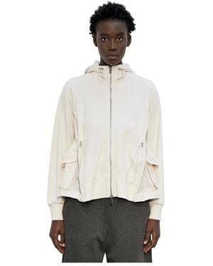 MEIMEIJ Jassen ,Wit ,Hoodie Met Ritssluiting