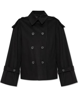 By Malene Birger Jassen ,Zwart ,Katoen Korte Jas Alisandra