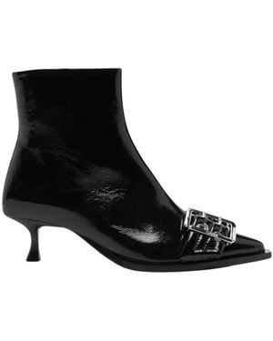 Ganni Ankle Boots - Negro