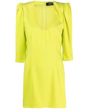 DSquared² Minivestido - Amarillo