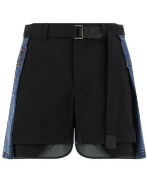 Sacai Casual Shorts - Black