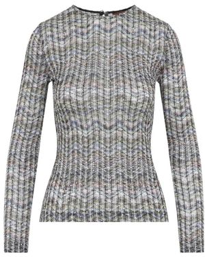 Missoni Trui Met Ronde Hals - Grijs
