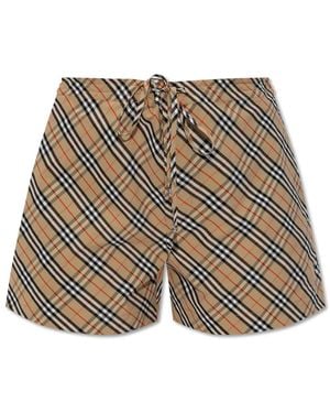 Burberry Short Shorts - Natural