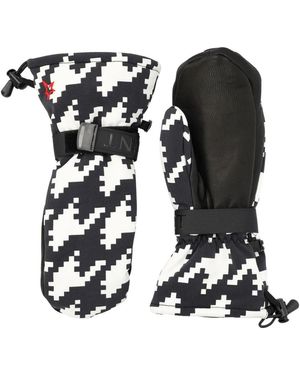 Perfect Moment Guanti houndstooth con isolamento thinsulate - Nero