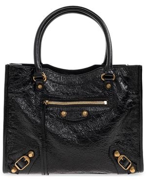 Balenciaga Tassen ,Zwart ,Katoen Le City Tote Bag Mini