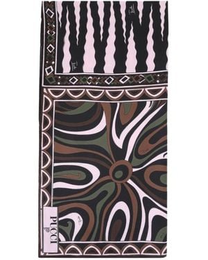 PUCCI Printed Silk Foulard - Black
