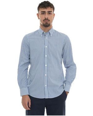 Harmont & Blaine Casual Shirts - Bleu
