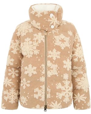Herno Snowflake Jacquard Steppjacke - Natur