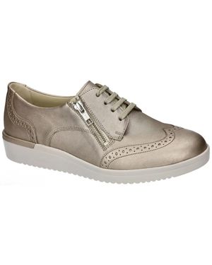SOLIDUS Kathy Leder Sneaker - Grau