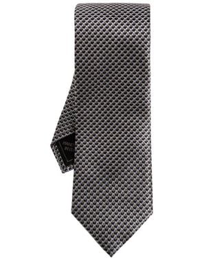 Brioni Accessoires ,Grijs ,Zijden Das