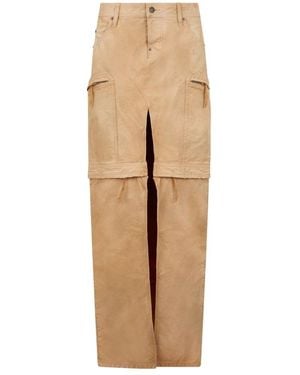 DSquared² Maxi Skirts - Natural