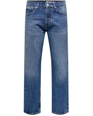Only & Sons Straight Fit Jeans - Blue