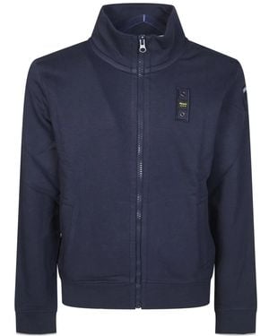 Blauer Zip-Throughs - Blue