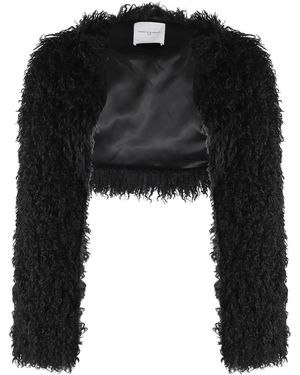 Isabelle Blanche Faux Fur & Shearling Jackets - Negro