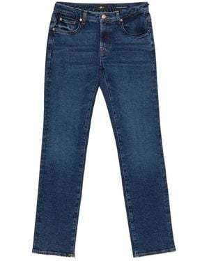 7 For All Mankind Jeans ,Blauw ,Denim The Slim
