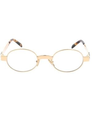 Miu Miu Accessoires ,Geel ,Glasses - Metallic