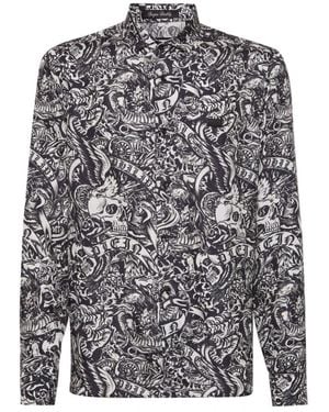 Philipp Plein Casual Shirts - Grey