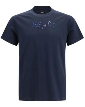 Fendi T-Shirts - Blau