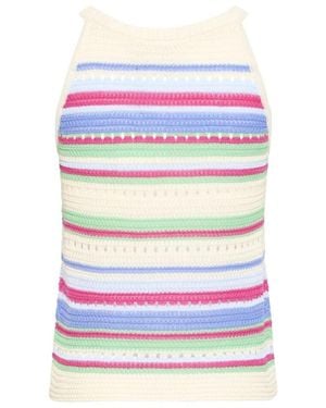 Ichi Sleeveless Tops - Multicolor