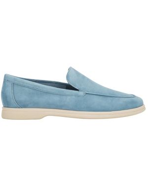Frau Italiaanse Velours Loafers - Blauw