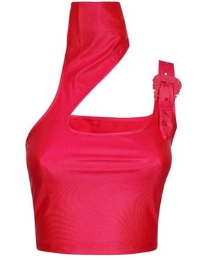 Versace Jeans Couture Sleeveless Tops - Red