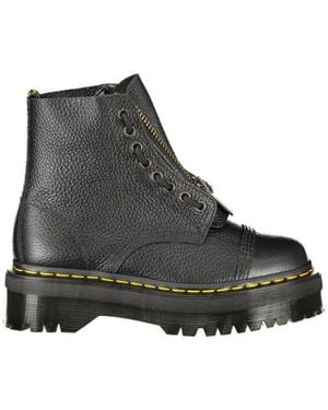 Dr. Martens Lace-Up Boots - Grey