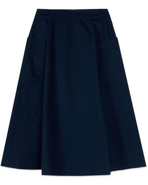 Oltre Rokken ,Blauw ,Katoen Short Skirts