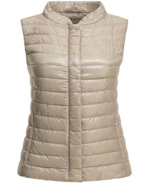 Herno Ultraleichte Nylon-Weste - Natur