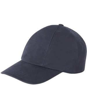 Gucci Fabric Baseballpet Met Borduursel - Blauw