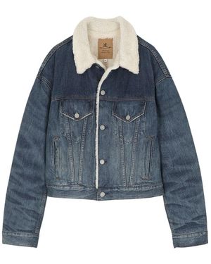Denimist Jassen ,Blauw ,Katoen Iris Boxy Trucker Jacket