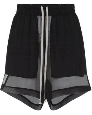 Rick Owens Short Shorts - Black