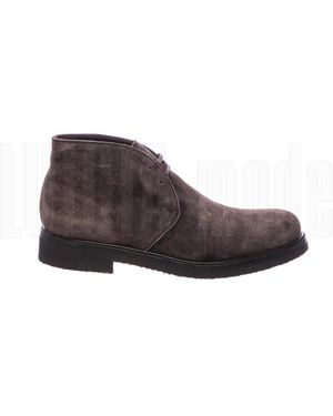 Lo.white Shoes > boots > lace-up boots - Marron