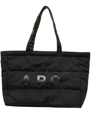 A.P.C. Tote Bags - Negro