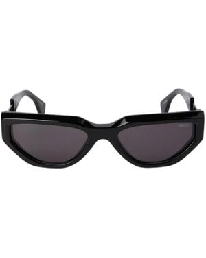 Marcelo Burlon Schwarze cat-eye sonnenbrille