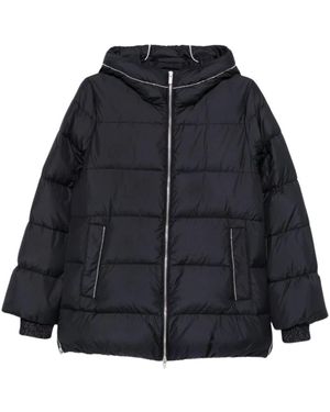 Peserico Jassen ,Blauw ,Winter Jassen - Zwart