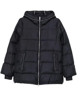 Peserico Jassen ,Blauw ,Winter Jassen - Zwart