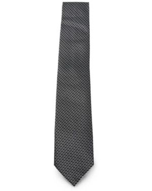 Tom Ford Accessoires ,Grijs ,Geometric Pattern Tie