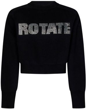 ROTATE BIRGER CHRISTENSEN Sweatshirt - Schwarz