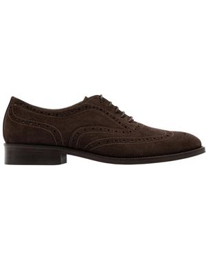 Parallèle Schoenen ,Bruin ,Leer Princeton Veterschoen