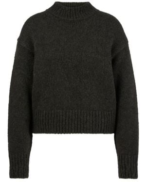 Marc Cain Relaxed Fit Strickpullover - Schwarz