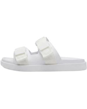 Emporio Armani Sliders - White