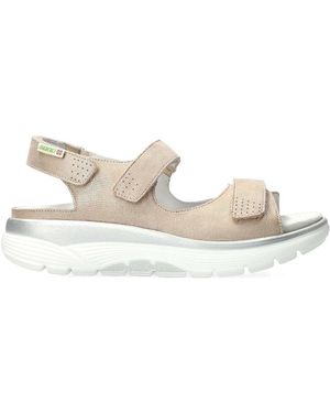 Mephisto Comfortabele Brede Pasvorm Wandelsandaal - Wit