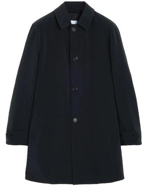Aspesi Single-Breasted Coats - Blue